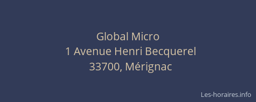 Global Micro