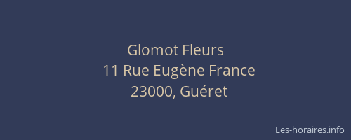 Glomot Fleurs