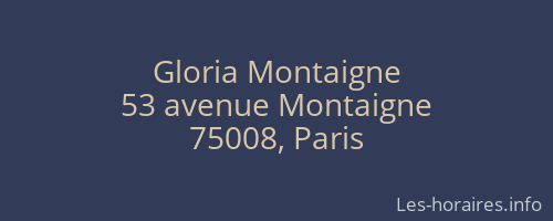 Gloria Montaigne