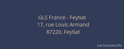 GLS France - Feytiat