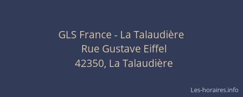 GLS France - La Talaudière