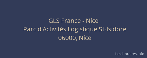 GLS France - Nice