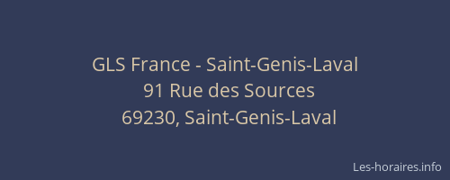 GLS France - Saint-Genis-Laval