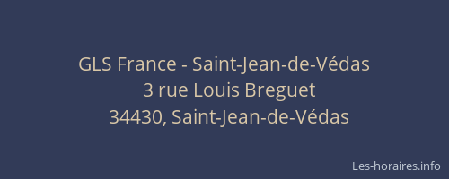 GLS France - Saint-Jean-de-Védas