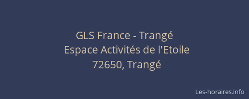 GLS France - Trang&eacute;