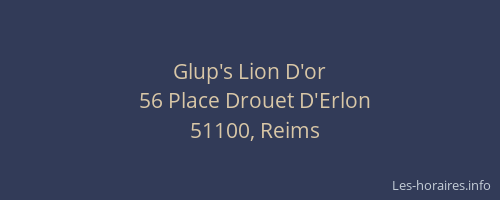 Glup's Lion D'or