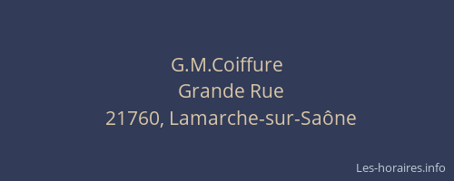 G.M.Coiffure