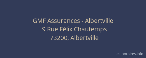 GMF Assurances - Albertville