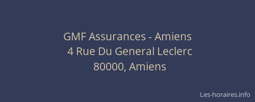 GMF Assurances - Amiens