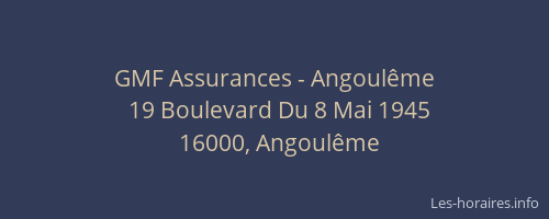 GMF Assurances - Angoulême