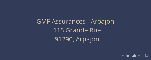 GMF Assurances - Arpajon