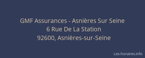 GMF Assurances - Asnières Sur Seine