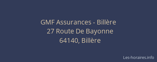 GMF Assurances - Billère