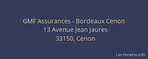 GMF Assurances - Bordeaux Cenon