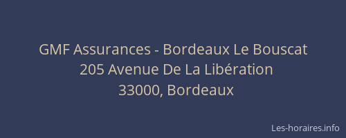 GMF Assurances - Bordeaux Le Bouscat