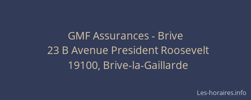 GMF Assurances - Brive
