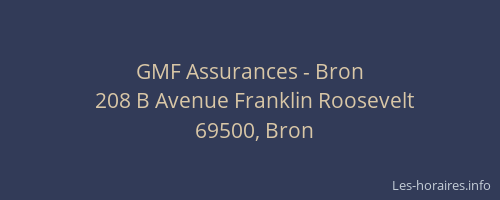 GMF Assurances - Bron