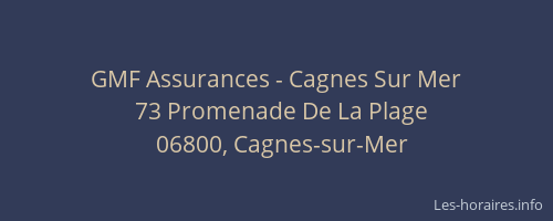GMF Assurances - Cagnes Sur Mer