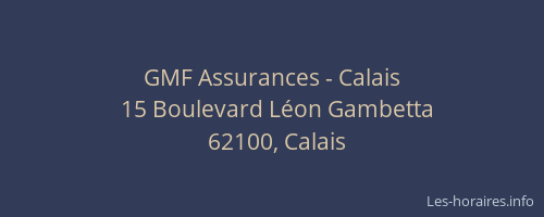 GMF Assurances - Calais