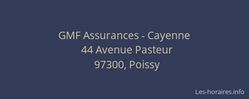 GMF Assurances - Cayenne