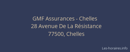 GMF Assurances - Chelles