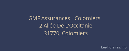 GMF Assurances - Colomiers