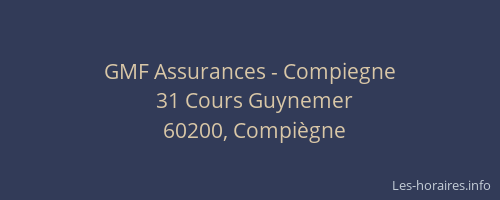 GMF Assurances - Compiegne