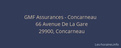 GMF Assurances - Concarneau