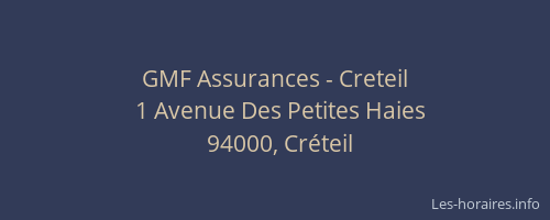 GMF Assurances - Creteil
