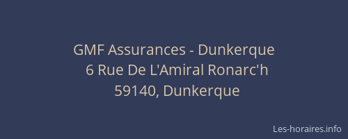 GMF Assurances - Dunkerque