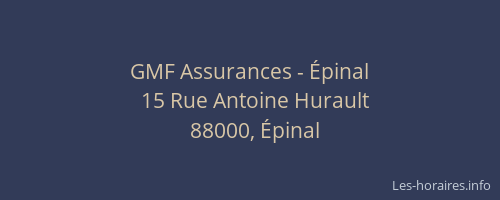 GMF Assurances - &Eacute;pinal