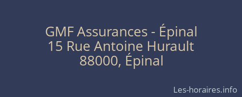 GMF Assurances - Épinal