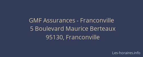 GMF Assurances - Franconville