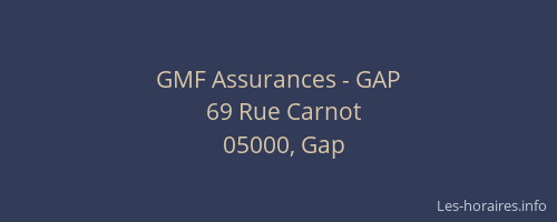 GMF Assurances - GAP