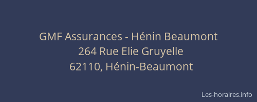 GMF Assurances - Hénin Beaumont