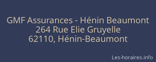 GMF Assurances - Hénin Beaumont