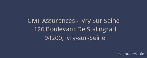 GMF Assurances - Ivry Sur Seine