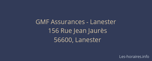 GMF Assurances - Lanester