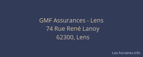 GMF Assurances - Lens