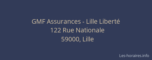 GMF Assurances - Lille Liberté