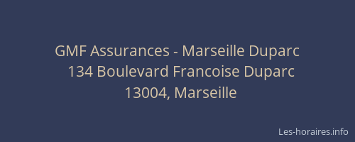 GMF Assurances - Marseille Duparc