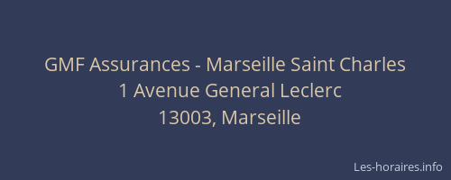 GMF Assurances - Marseille Saint Charles