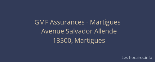 GMF Assurances - Martigues