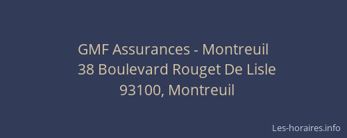 GMF Assurances - Montreuil