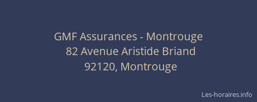 GMF Assurances - Montrouge