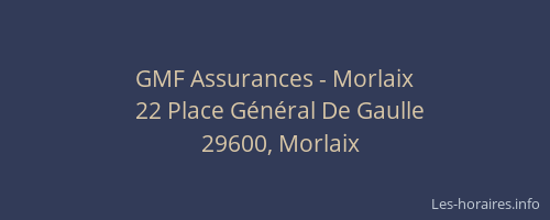 GMF Assurances - Morlaix