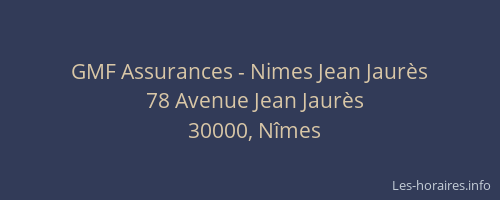 GMF Assurances - Nimes Jean Jaurès
