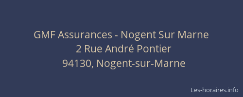 GMF Assurances - Nogent Sur Marne