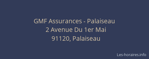 GMF Assurances - Palaiseau