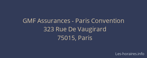 GMF Assurances - Paris Convention
